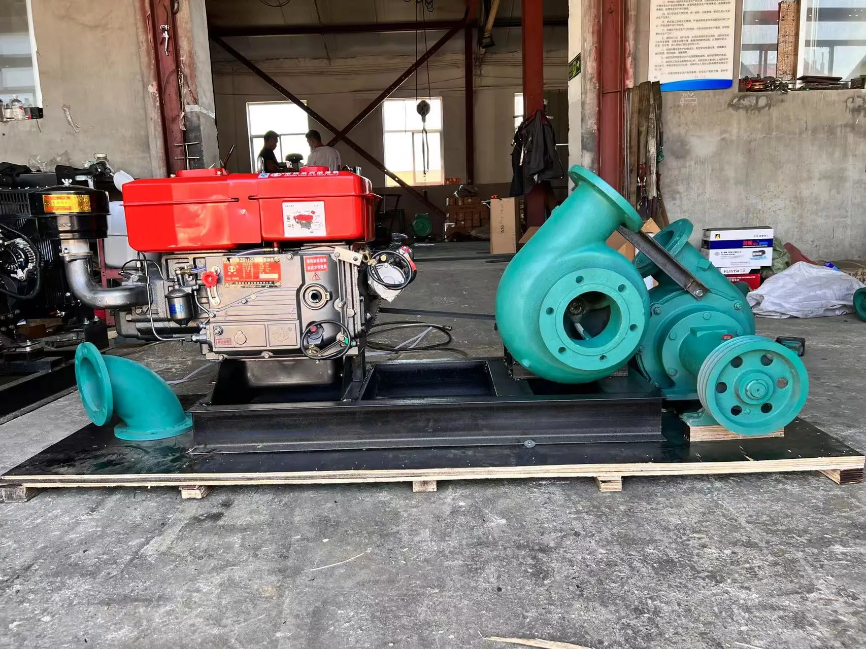Diesel Engine Driven Cast Iron 4inch Sand Pump Dredge Pumping Machine ...