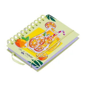 Personalized Memo Sticky Notes Flag Small  Kraft Paper Notebook Custom Notepads With Pen and Sticky Notes