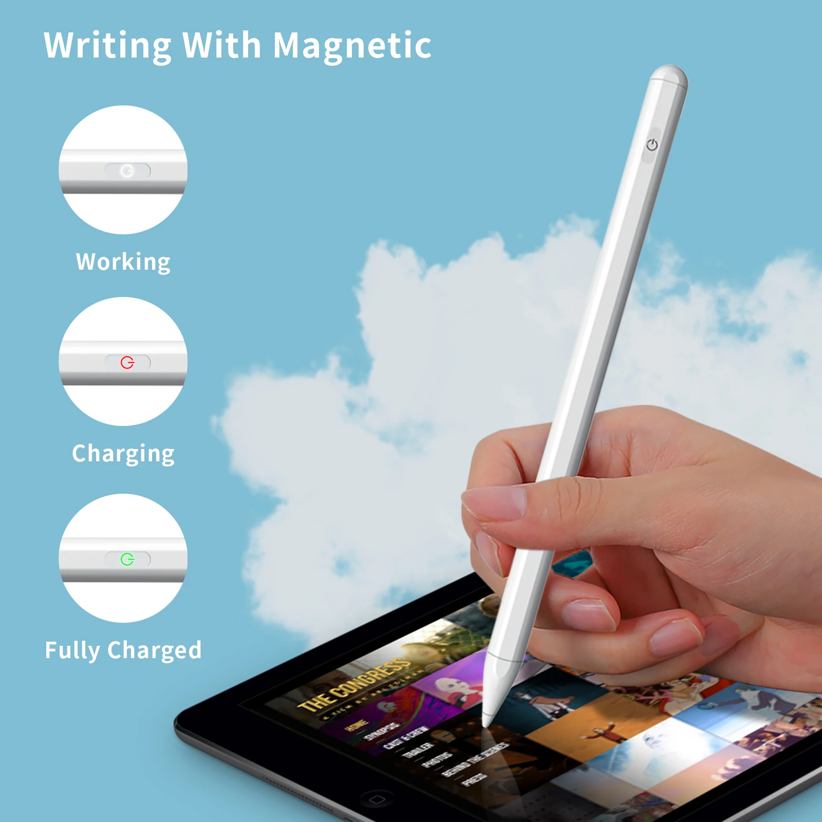 BASIX apple Pencil High Precision Active Stylus Pen Touch Screen Stylus Pen  for apple ipad Stylus Pencil