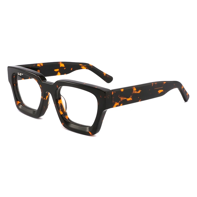 Factory Direct Supply Fashion Square Eyeglasses Frames Unisex Oversized Optical Glasses aperçu 9