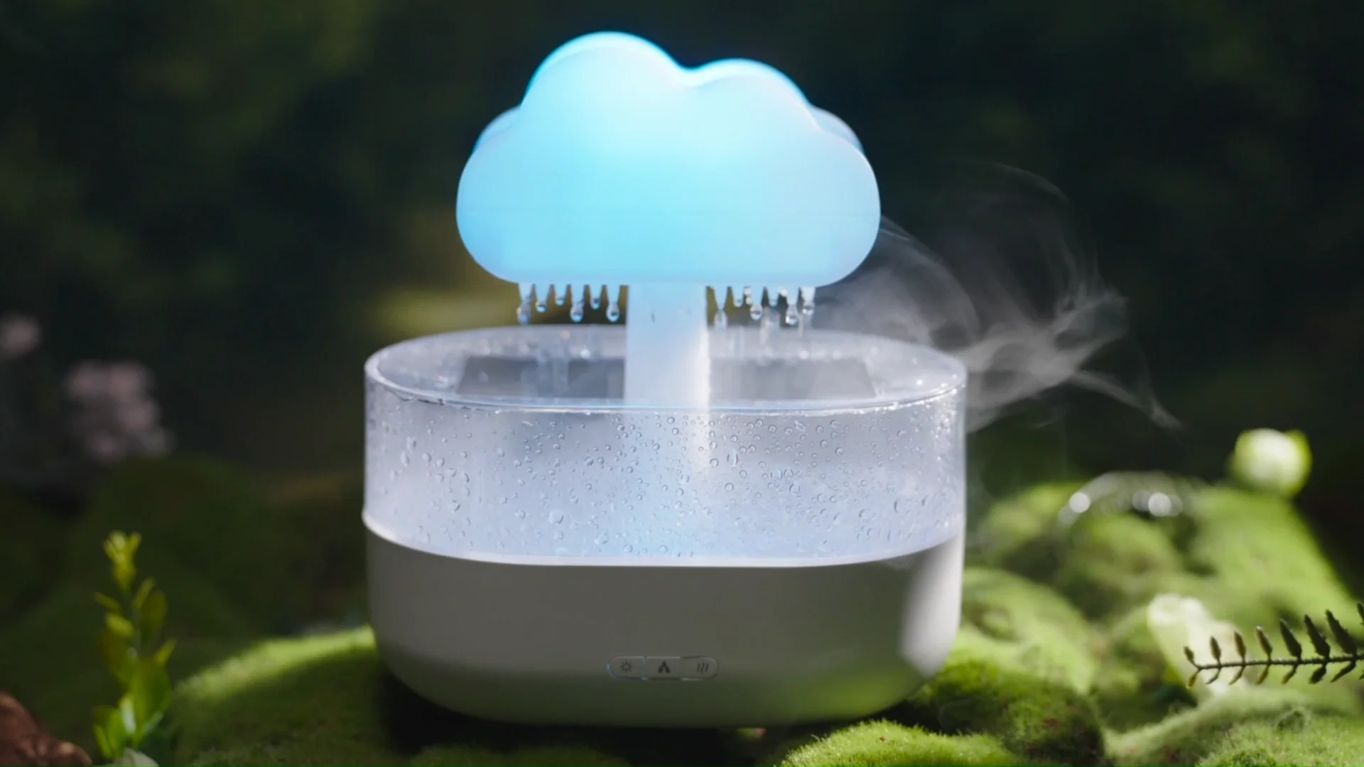 Customizable Logo Rain Cloud Defuser Humidifier Room 200ml 7 Colors Led ...