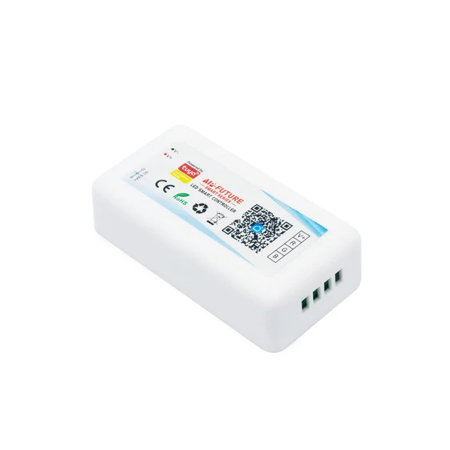 Hot Selling DC 5V-24V Wireless LED Wifi Controller APP Alexa Google Smart Voice DIM CCT RGB RGBW RGBCCT for Led Strip light