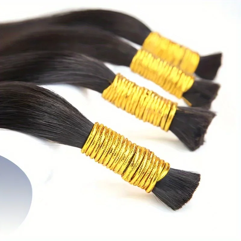 Echthaar Flechthaar Remy Extensions Für Natürliches Haarstyling_voghion.com