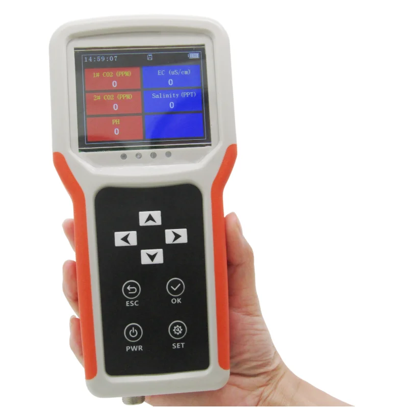 Real Time Reading Rechargeable Handheld Multi Parameter Water Quality Meter for Wells