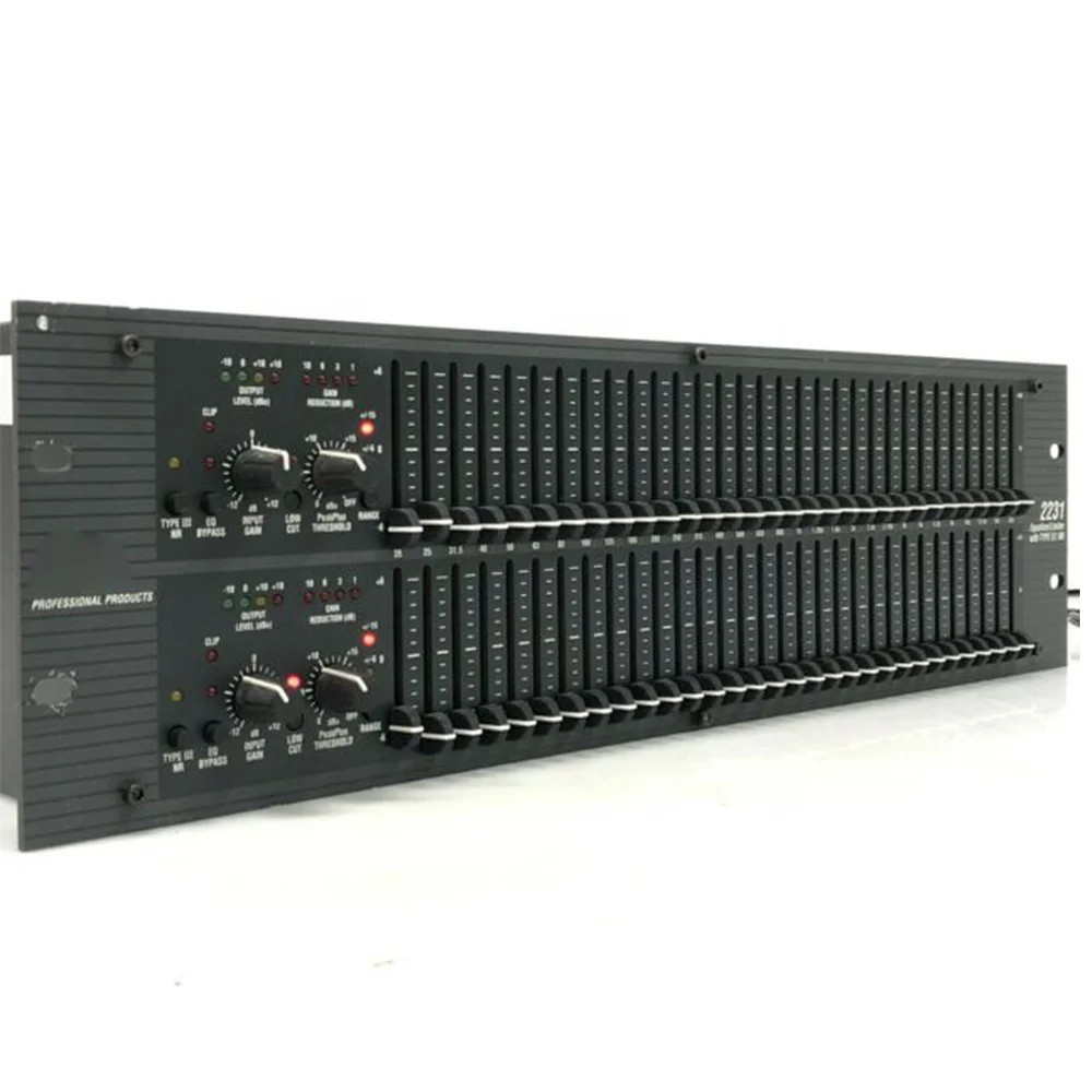 DBX 2231 Dual Channel Graphic Equalizer & Feedback Canceller