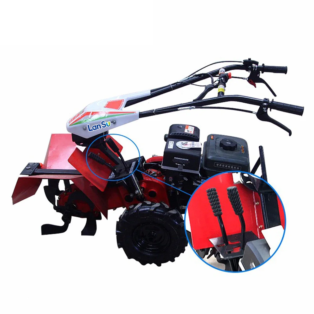 Power Tiller 12 HP Diesel Walking Tractor 2WD Gearbox High Productivity