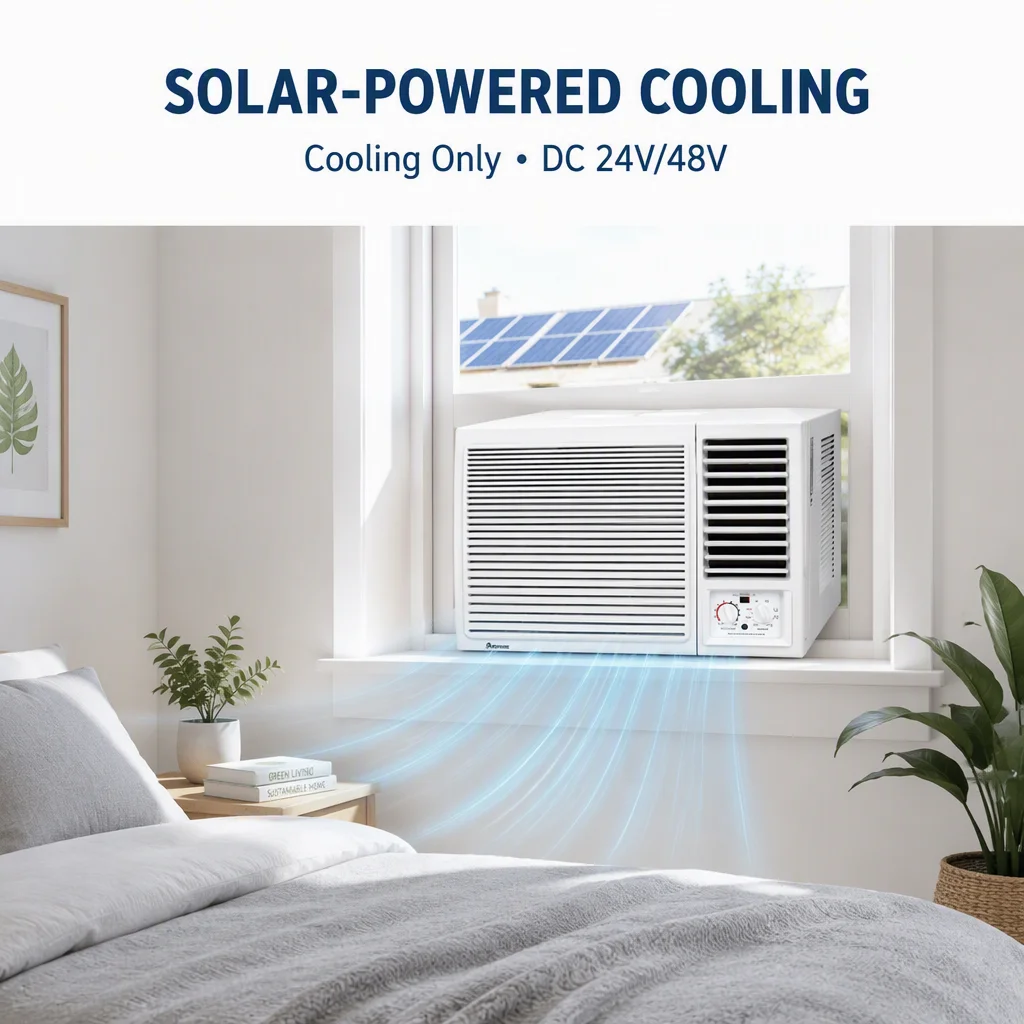 Solar Air Conditioner, 24V, 48V, 1HP - detail 2