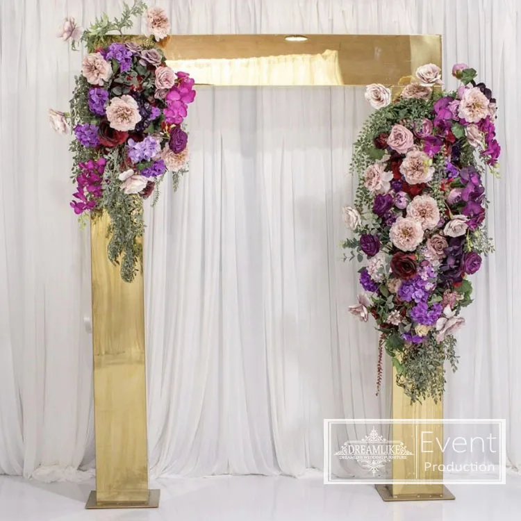 Elegant Stage Decoration Backdrop Floral Design Flower Wall For Home Decoration  Backdrop - Buy Floral Backdrop,Decorative Arch,Stage Elegant Backdrop  Display Product on 