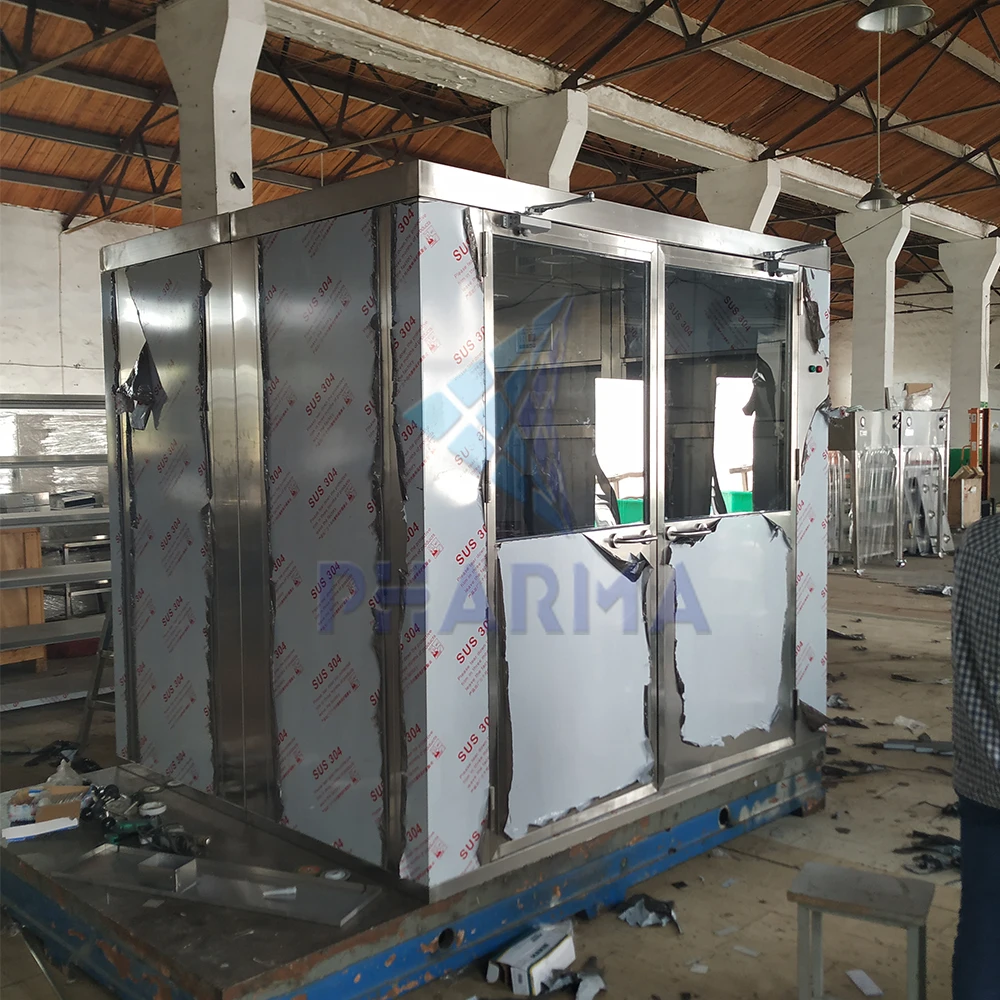 product-PHARMA-Factory Manufacturing Clean Room Stainless Steel Air Shower Room-img