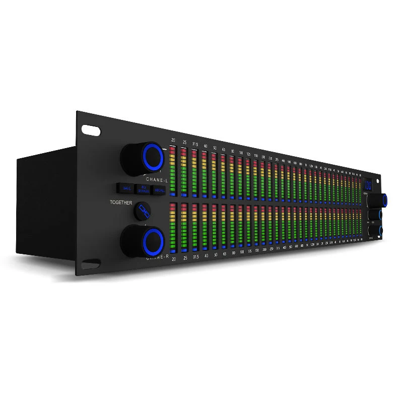E312 Stereo Dual Graphics Spectrum Display Digital Equalizer Karaoke Audio Equalizer New Product