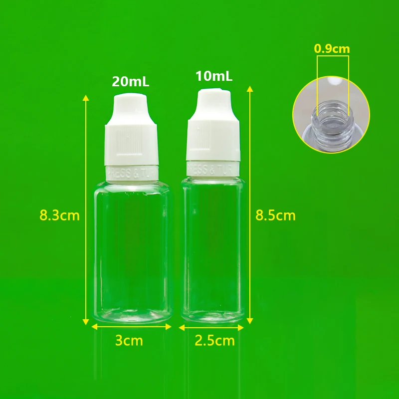 product 30ml 60ml 120ml glue drop bottle liquid foundation squeeze paint bottle used for essential oil eye drops-26