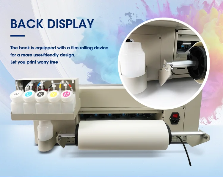 Erasmart A3 Pro DTF Printer with Dual XP600 Head Printer for T-shirt Printing Machine for Small Business