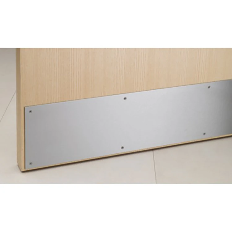 Screw Mounted Stainless Steel Commercial Door Protector Kick Plate for ...