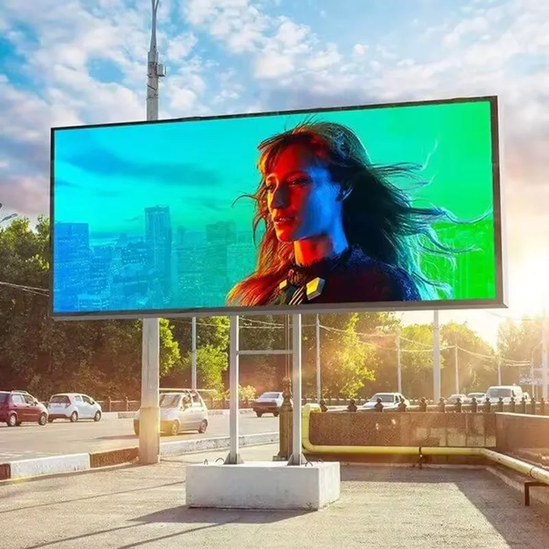 3D Naked Eye P8 Waterproof Thin LED Display Screen Fixed Installation Outdoor LED Sign Panel manufacture