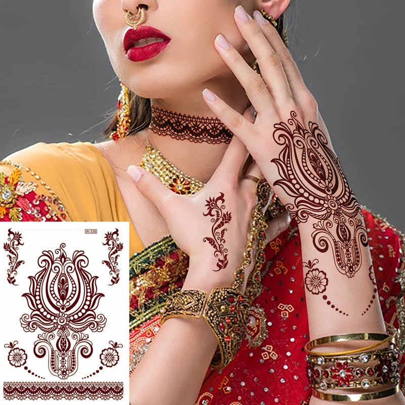 Would you try these reusable henna stickers? #henna #fyp #foryourpage ... |  TikTok