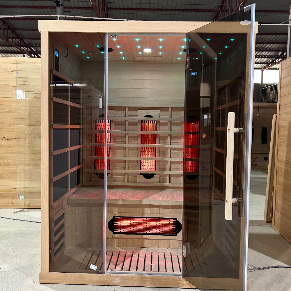 Customize High End Hemlock 2 Person Luxury Sauna 3 Person Sauna Buy