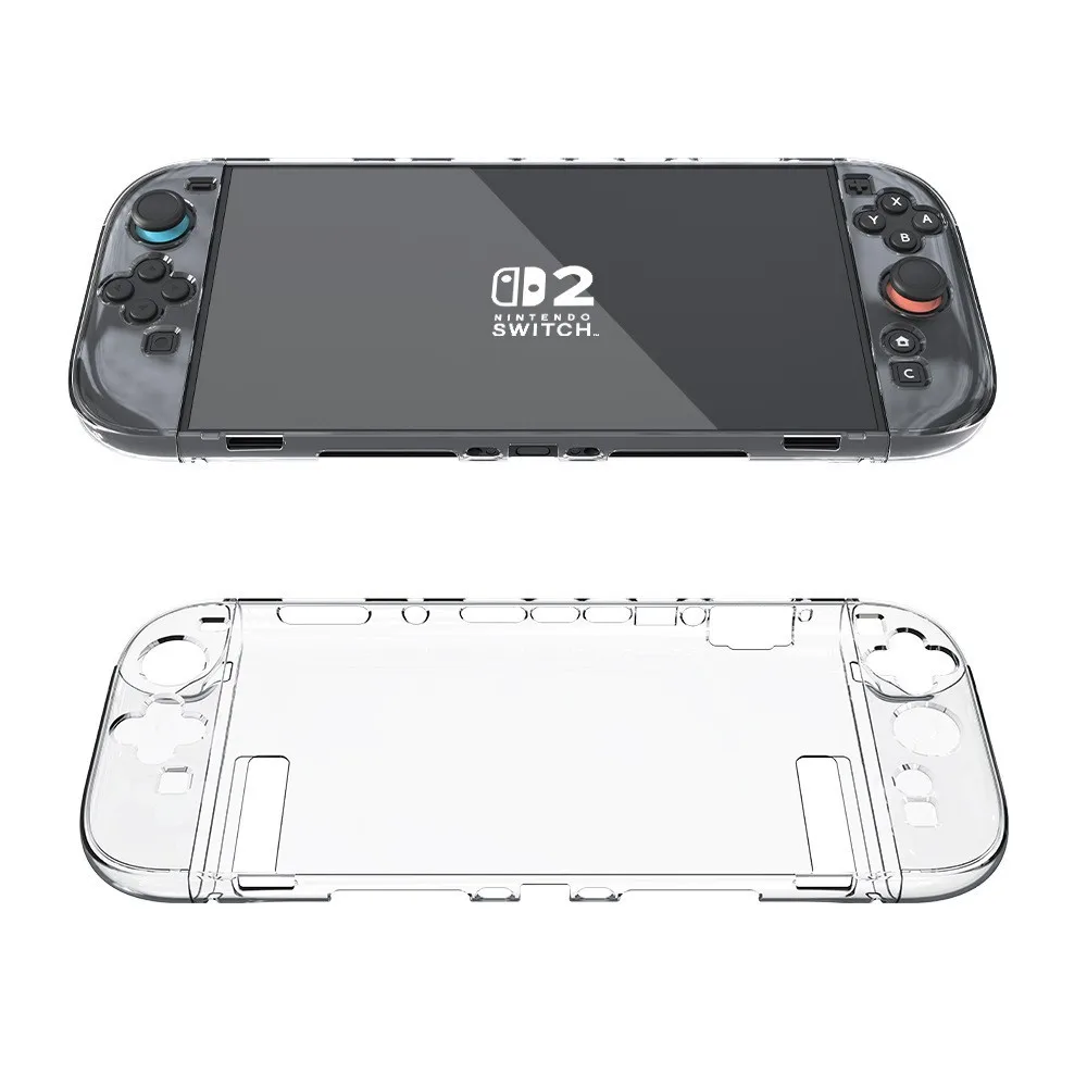 product laudtec protective case for nintendo hard case for switch 2 case clear back cover skin shell for switch lite accessories-10