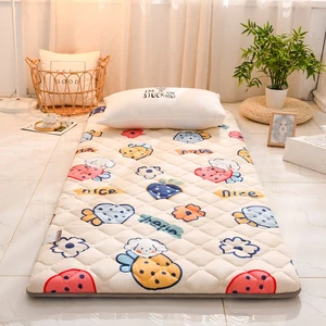 2026 New Design Mattress Student Dormitory Padded Bed Comfortable Folding Floor Sleeping Mat Beautiful Single Mattress