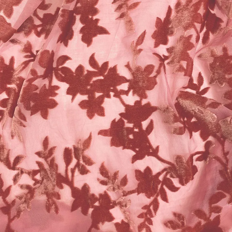 Искусственный бархатный жоржет фланелевая ткань с окантовкой сгоревшая бархатная для