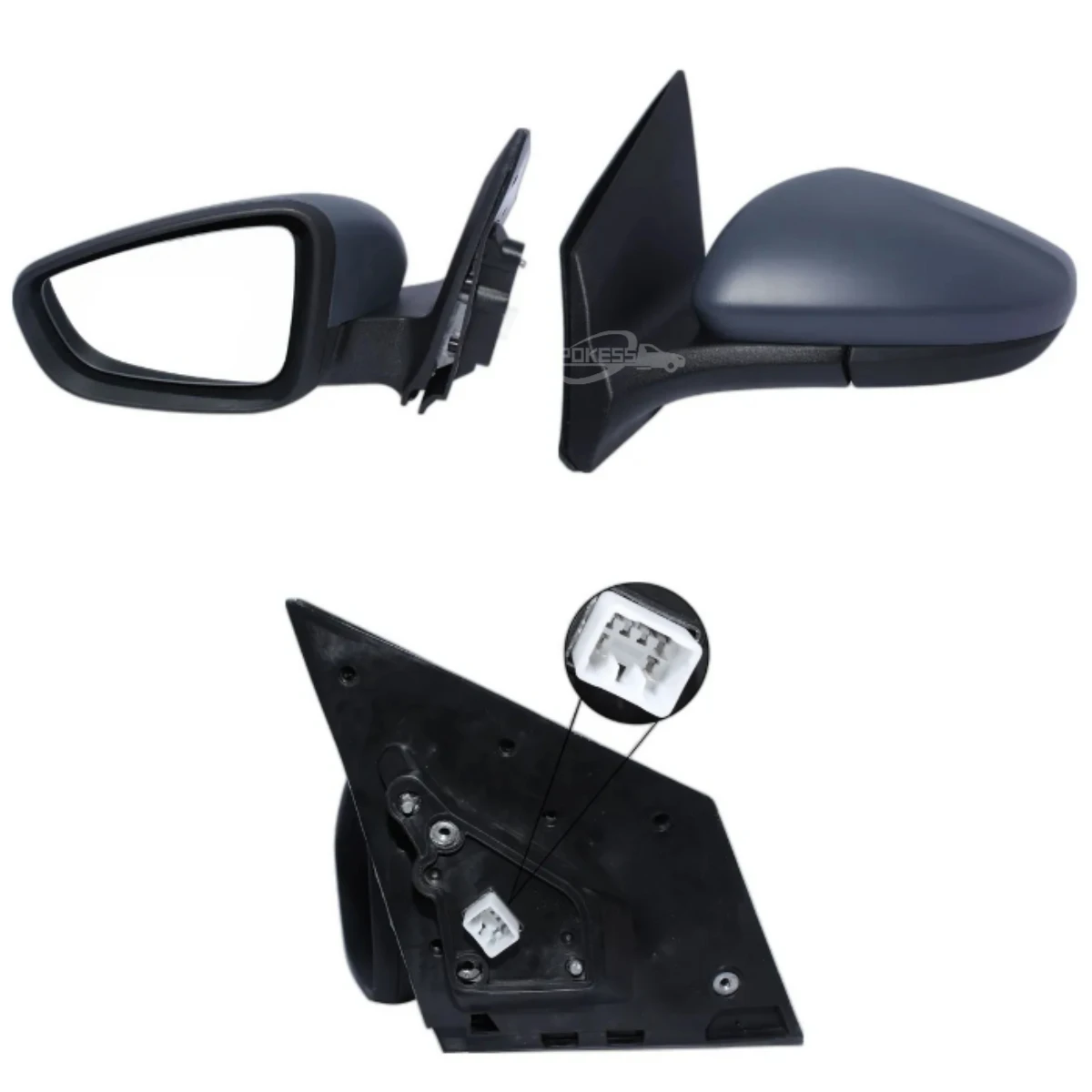 26209959 Left Side Rearview Mirror 3-Pin for Chev — 2