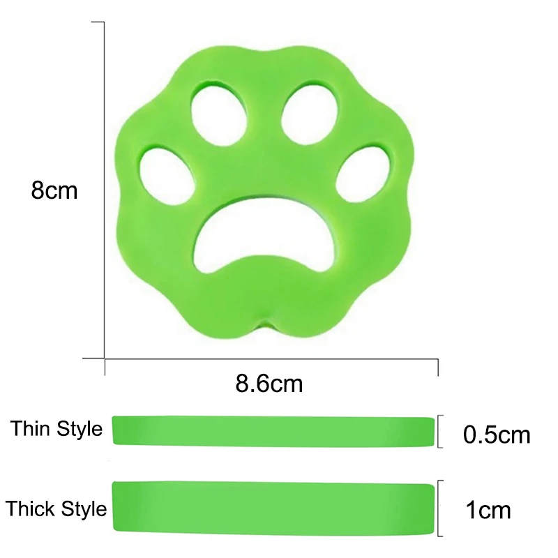 Custom Silicone Sticky Cat Fur Catcher Washing Machine Dog Hair