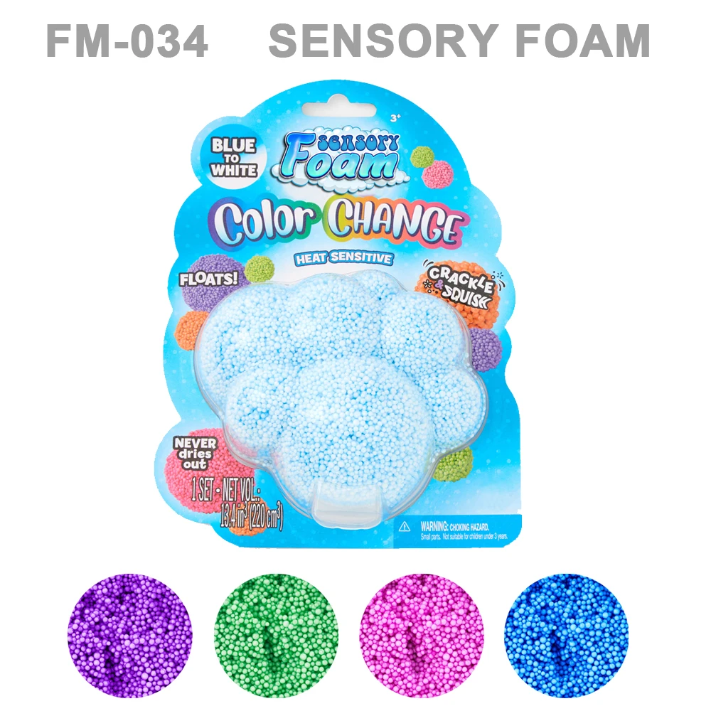 Education Toy Soft Polymer Foam Putty Snow Putty Foam Fun FOAM PLAY Mermaid Putty