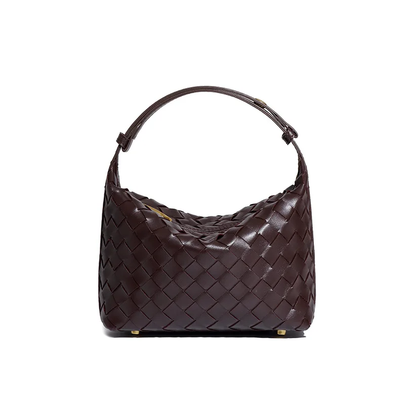 Fashion Women Woven Adjustable Handle Woven Hobo Bags for Ladies Casual Elegant Shoulder Bags From Guangzhou Hand Bags Factory
