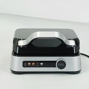 1600W 2 Slice Adjustable Thermostat Belgian Waffle Maker Stainless Steel Professional Waffle Makers for Commercial and Home