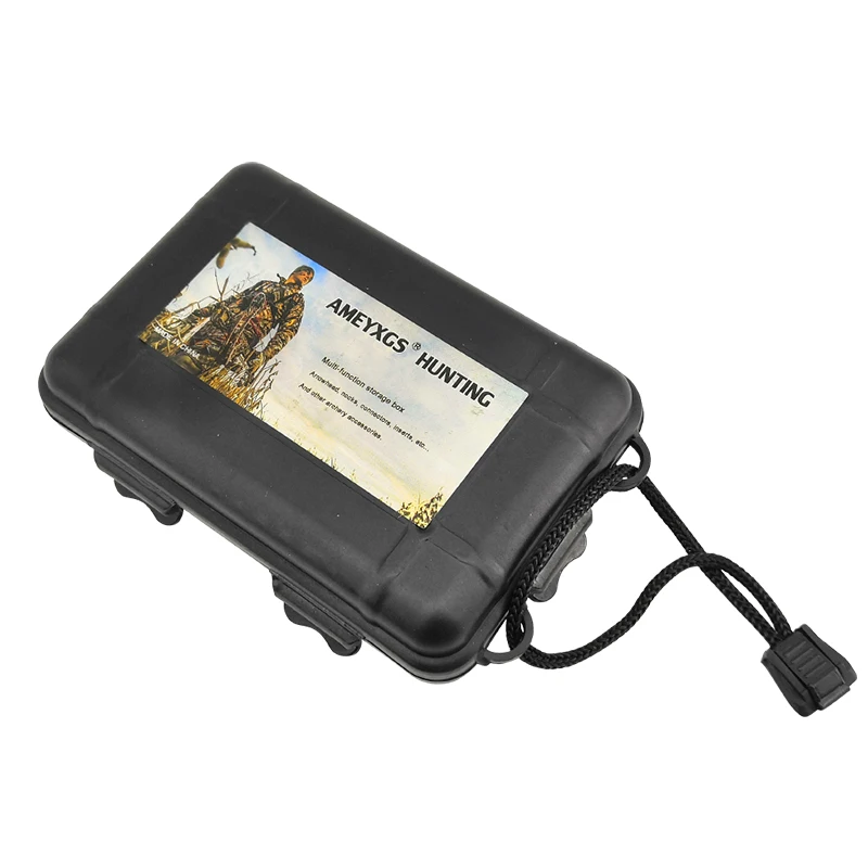 Hunting Archery Arrow Heads Case Plastic Tool Archery Broadhead Box Storage Arrowhead With Hand Strap for Carrying