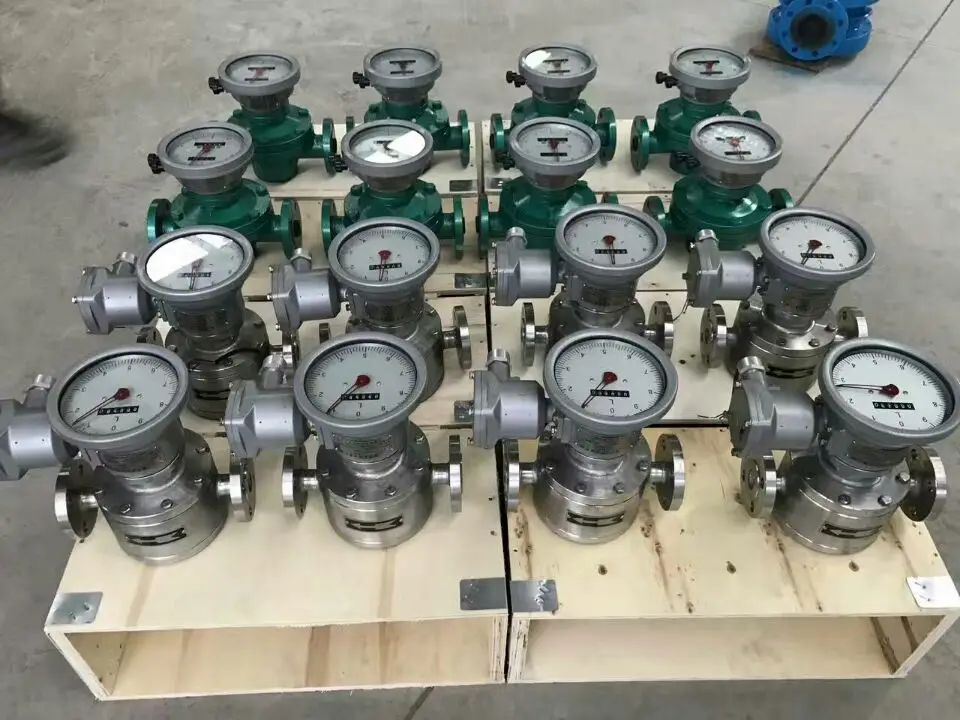 LC Digital Oval Gear Flow Meter Crude Oil Flow Meter Heavy Fuel Oil Flow Meter Vegetable Oil Flow Meter with Low Cost