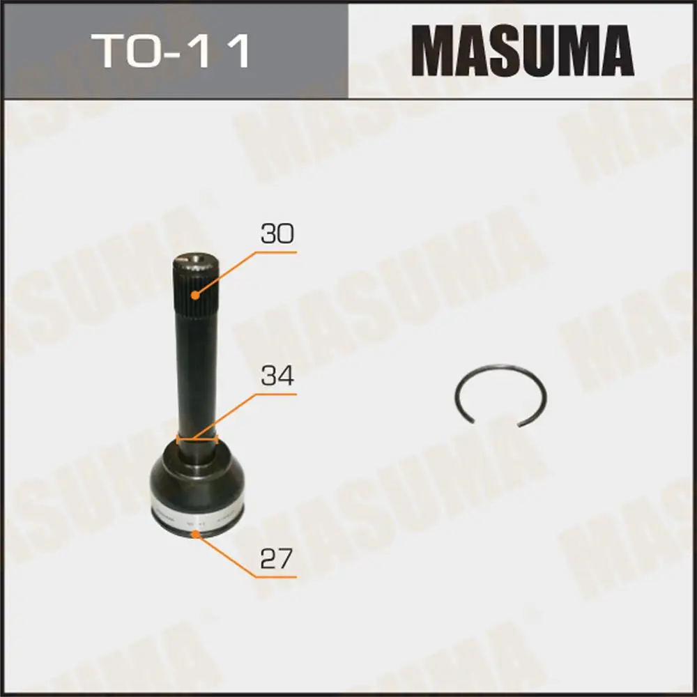 TO-11 MASUMA Automatic Outer C.v. Joint BGU 43405-60040