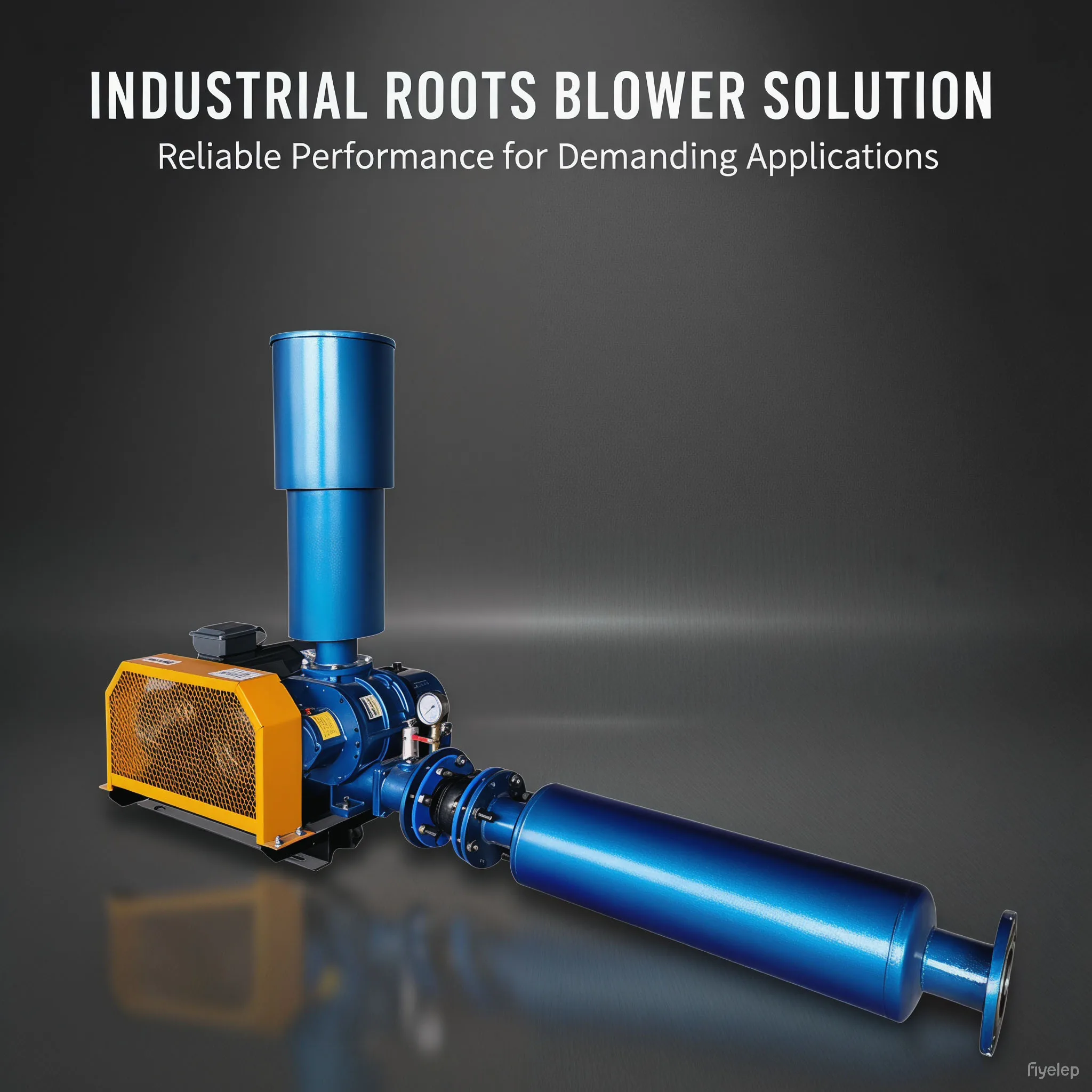 Roots Blower, 1.5KW, Cast - detail 2