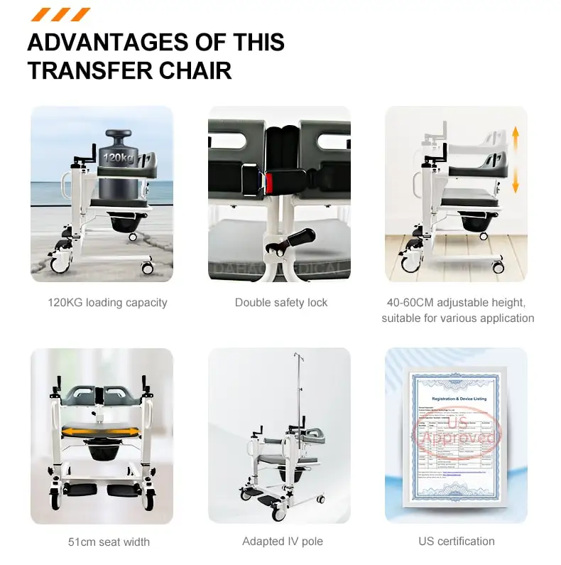 Multi-function Vehicle Patient Conveyor Lifter Old Man Medical Nursing ...