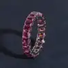 Moissanita Rosa