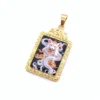Style A pendant (gold) without chain.