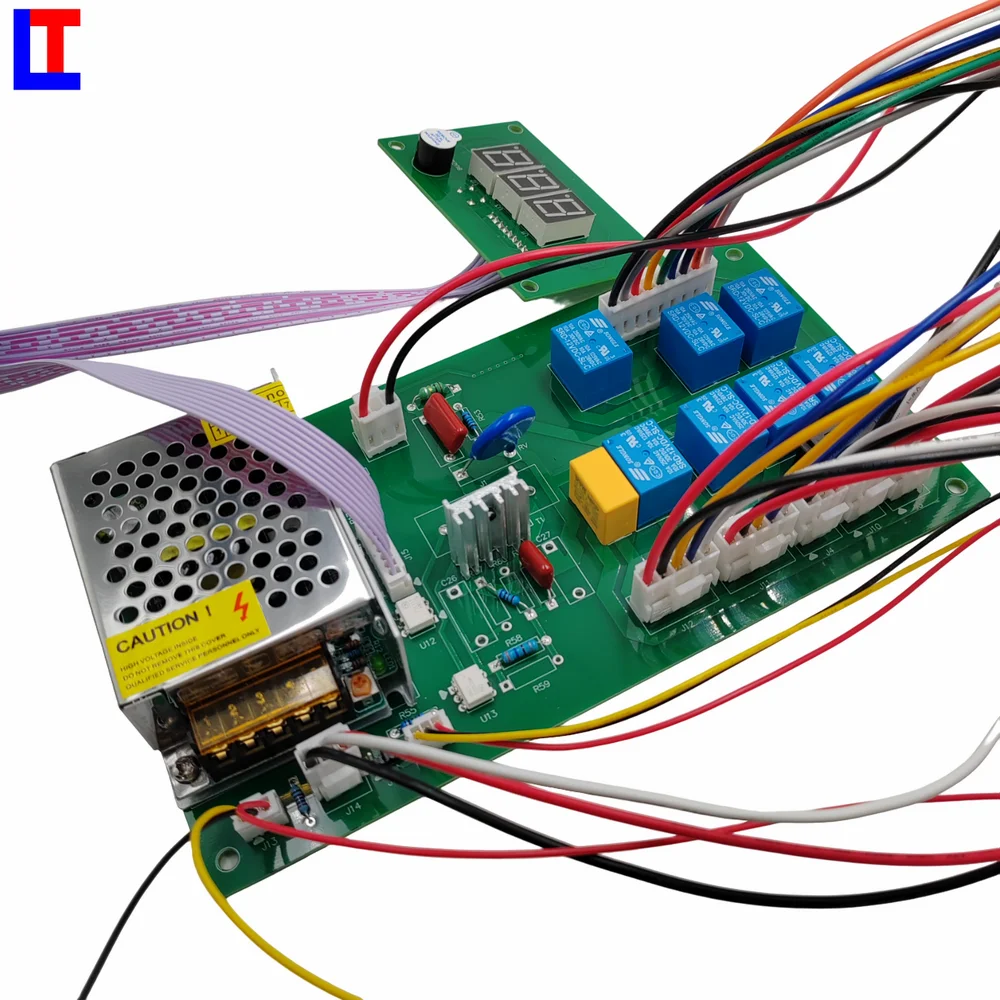 Universal Top Load Washer PCB Control Board Coin Acceptor Copy Board for Coin Operated Washing Machines Top Load PCBA