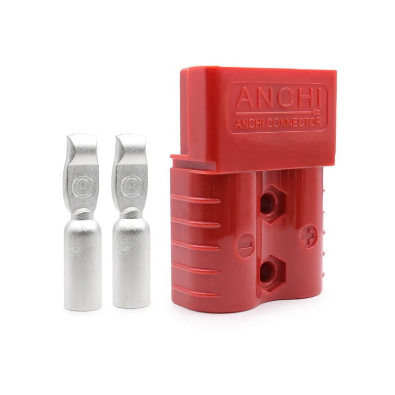 Power Connector Anderson Style 120a 600v Red Quick Connect 2 Pole