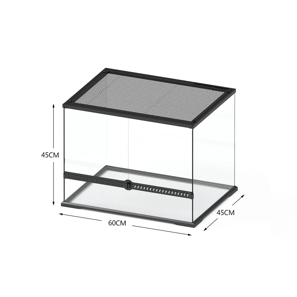 NOMOY PET Large Glass Terrarium for Reptiles & Bearded Dragons L2