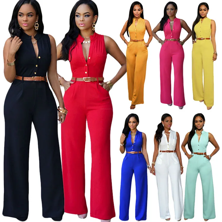 Newest Sleeveless Belt Fashion Women 