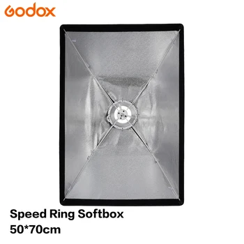 Godox Softbox 50*70cm Speed Ring Rectangular Softbox with Grid Double Soft Cloth with Bowens for Portrait Studio Blitz Speedlite product image