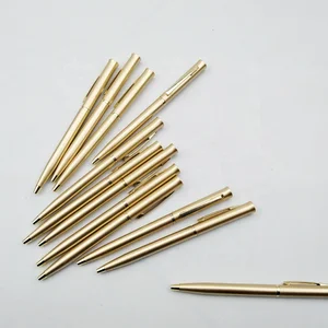 2026 Gift Promotional Ball Pen Customized Logo  Slim Plastic Body Twist Ball Pen