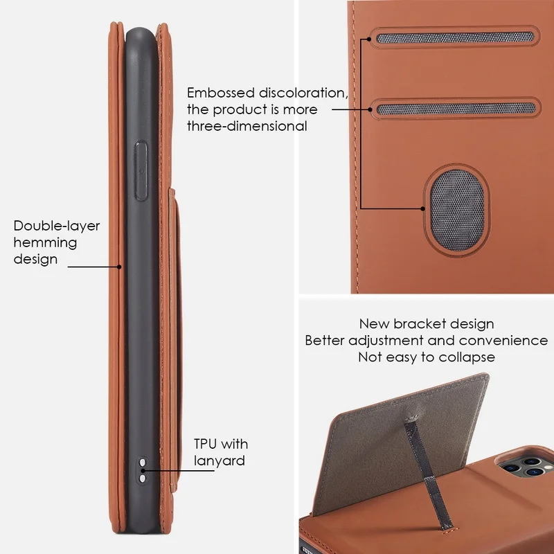 iPhone 17 Pro Max Leather Bookcover with Card Slots - Image 5