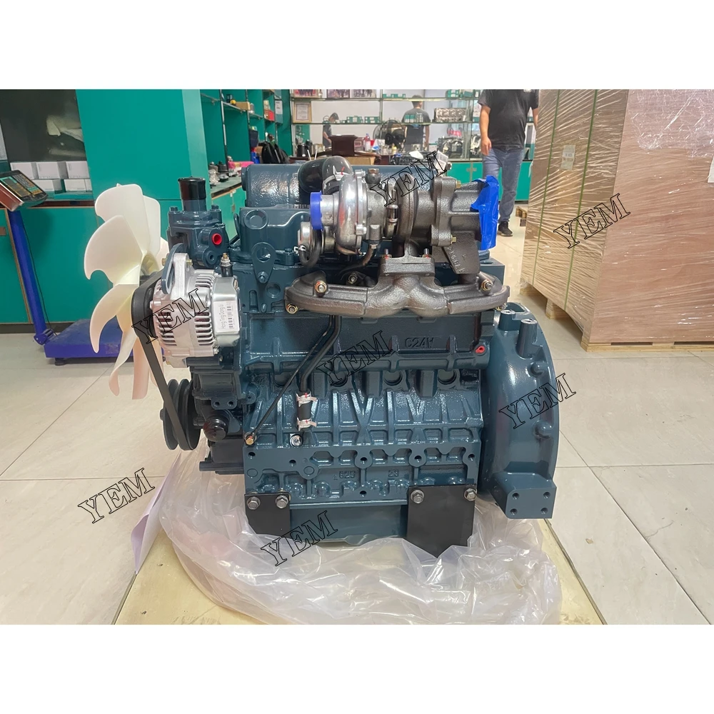 For Kubota V2403-T Complete Engine Assembly DEL1136 New 2700RPM 49.2KW 2