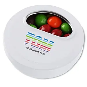 Custom Click Clack Metal Mini Round Mint Gum Candy Tins eclipse Slider Breath Mint Tin Twisting Mint Tin Box Packaging