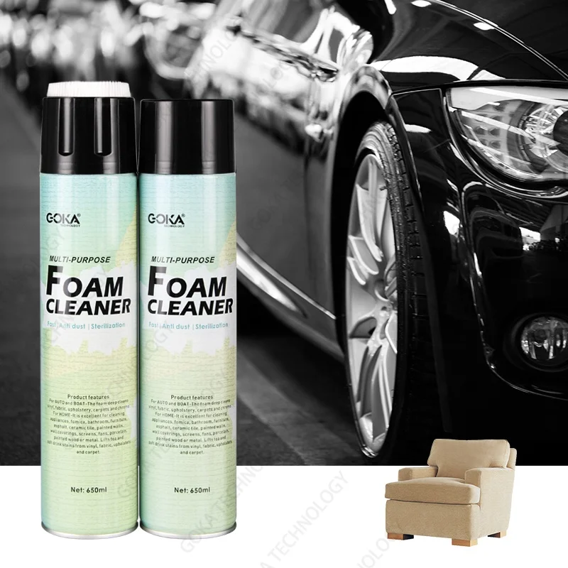 MultiFunctional Foam Cleaner for Car and House 650ML Spray – U Glow Girl