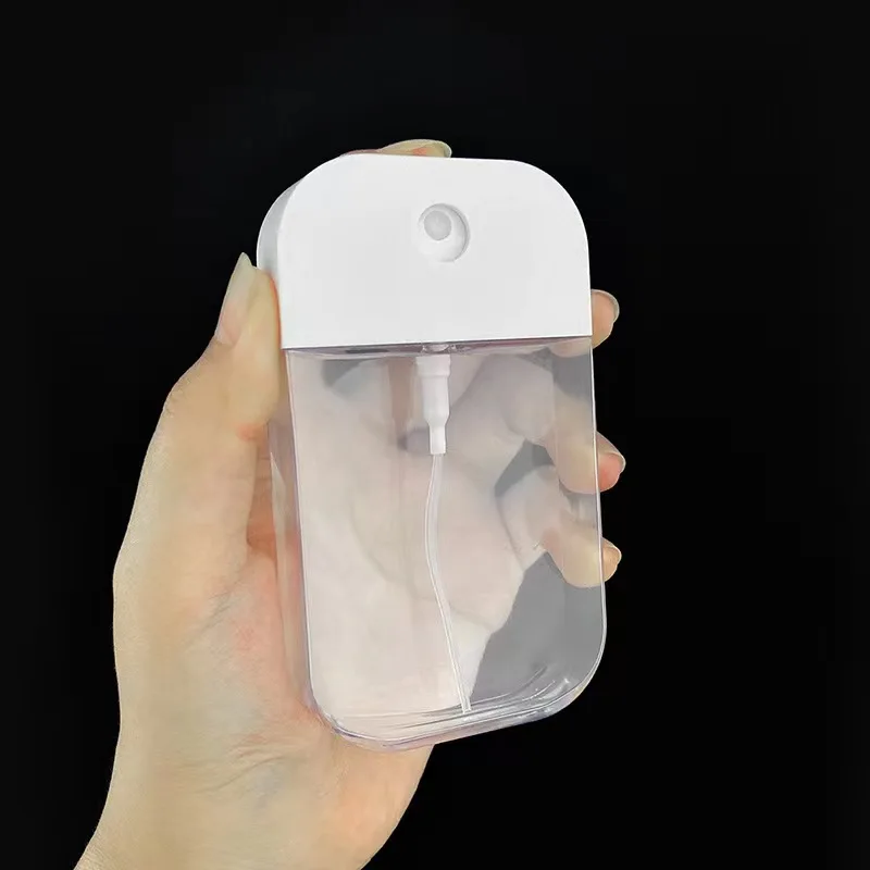 Custom Logo Empty Hand Sanitizer Bottles 38ml 45ml 50ml Perfume Mist Spray Bottle Pocket Sized Plastic Card Spray Bottle