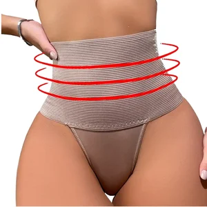 Women Firm Control Waist Cincher Girdle Breathable Tummy Control Brief Body Shaper Slimmer Thong