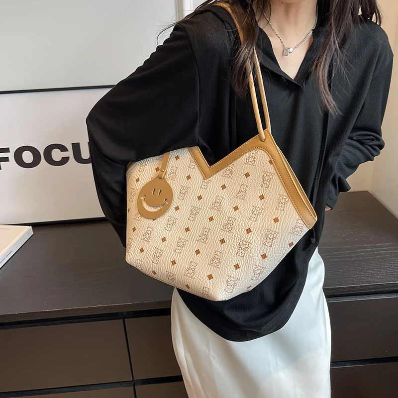 Personalized Leisure Shopping Zipper Vintage Wholesale Lady Handbags Ladies Women Tote Shoulder Bag