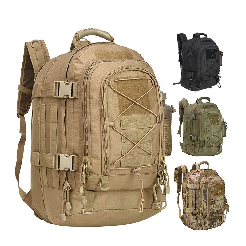 Camping Men Backpacks Large Capacity Tactical Hiking Expandable Backpack