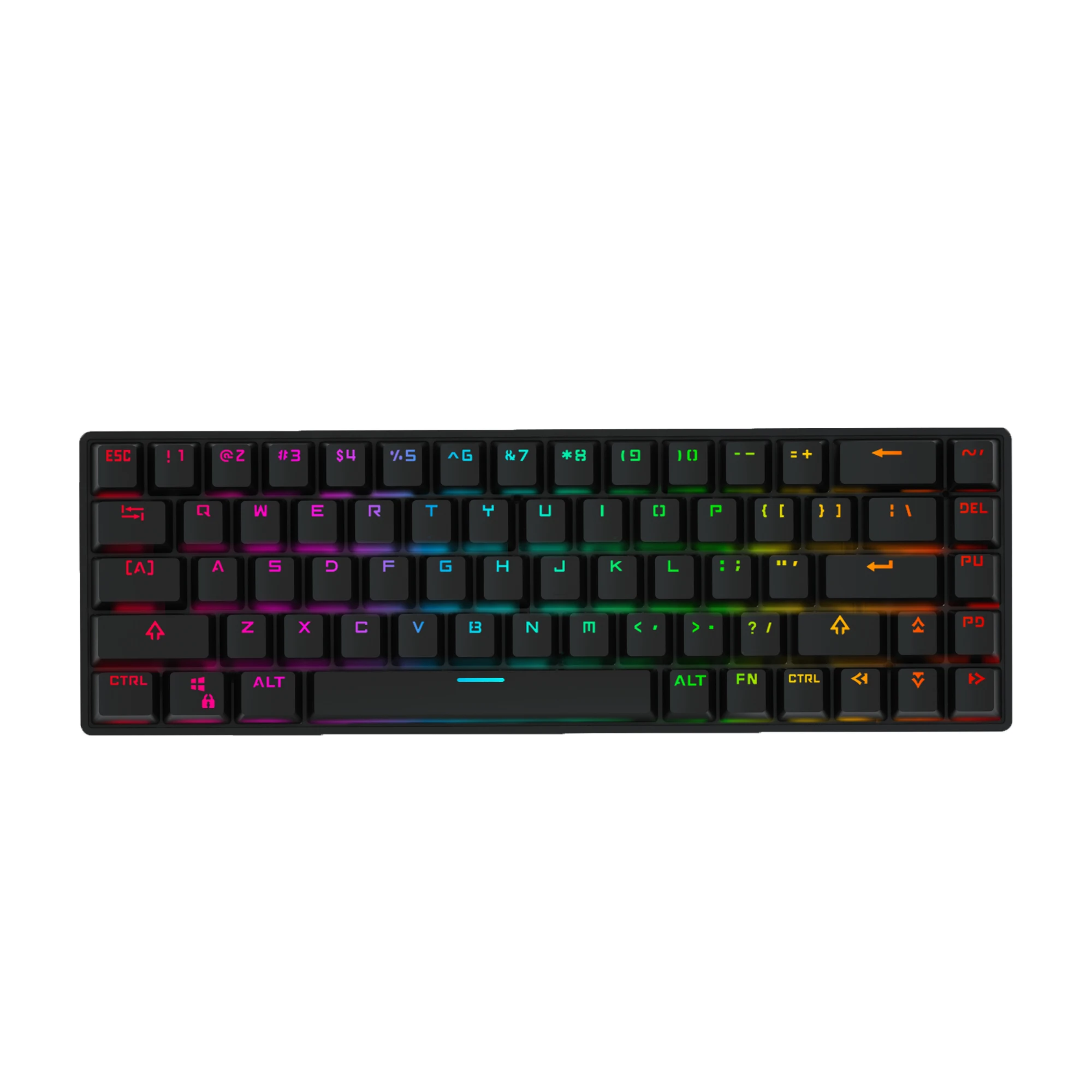 Ousaid Dk68 68-key Wireless / Wired Mechanical Gaming Keyboard Hot ...